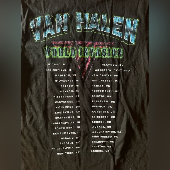 NWT Van Halen 1978 World Tour T-Shirt Size Small - Picture 2 of 9